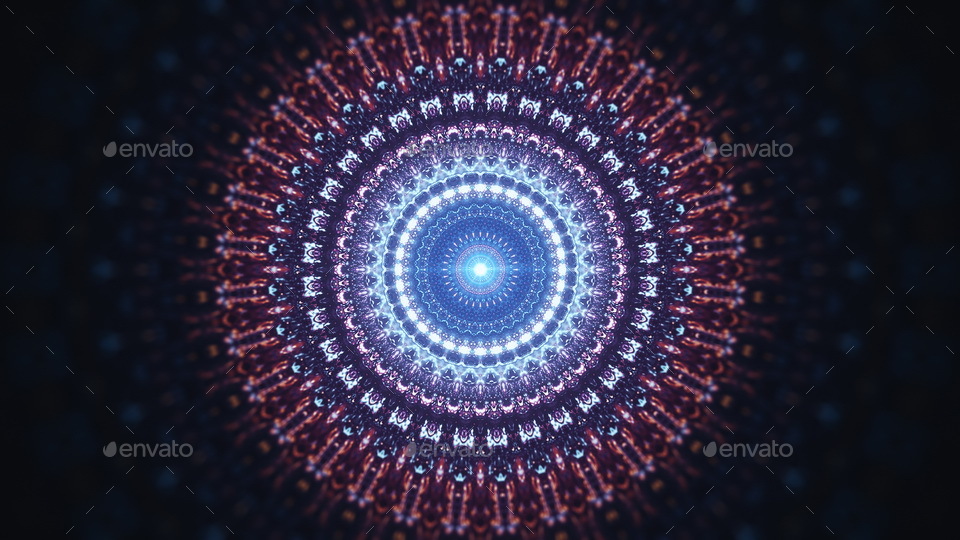 Glowing Colorful Rings by provitaly | GraphicRiver